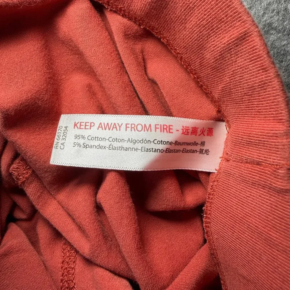 Intimately by Free People Women Small Leggings Knit Solid Red